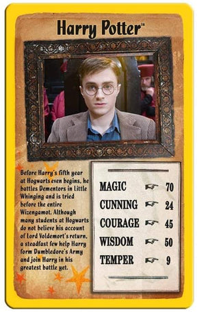 Harry Potter and the Order of The Phoenix Top Trumps Card Game