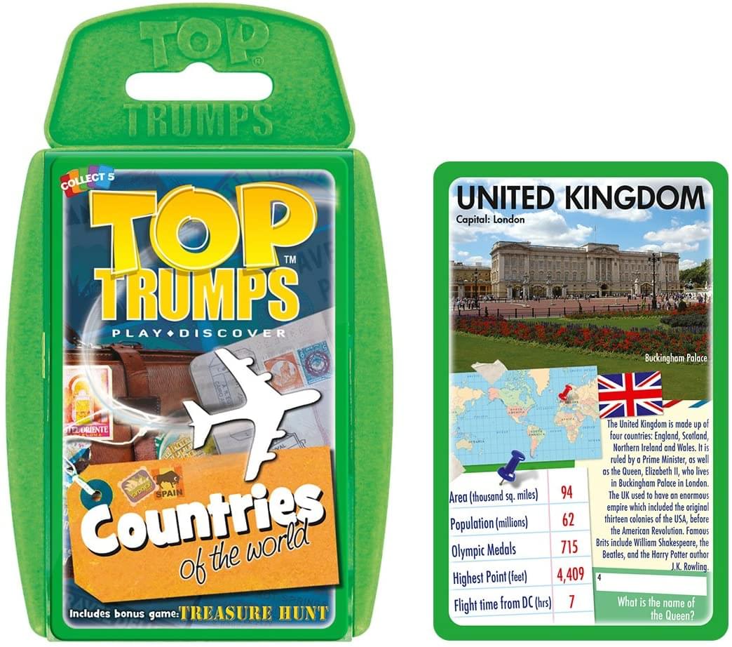 Explore Our World Top Trumps Card Game Bundle | USA | Countries | Wonders of the World