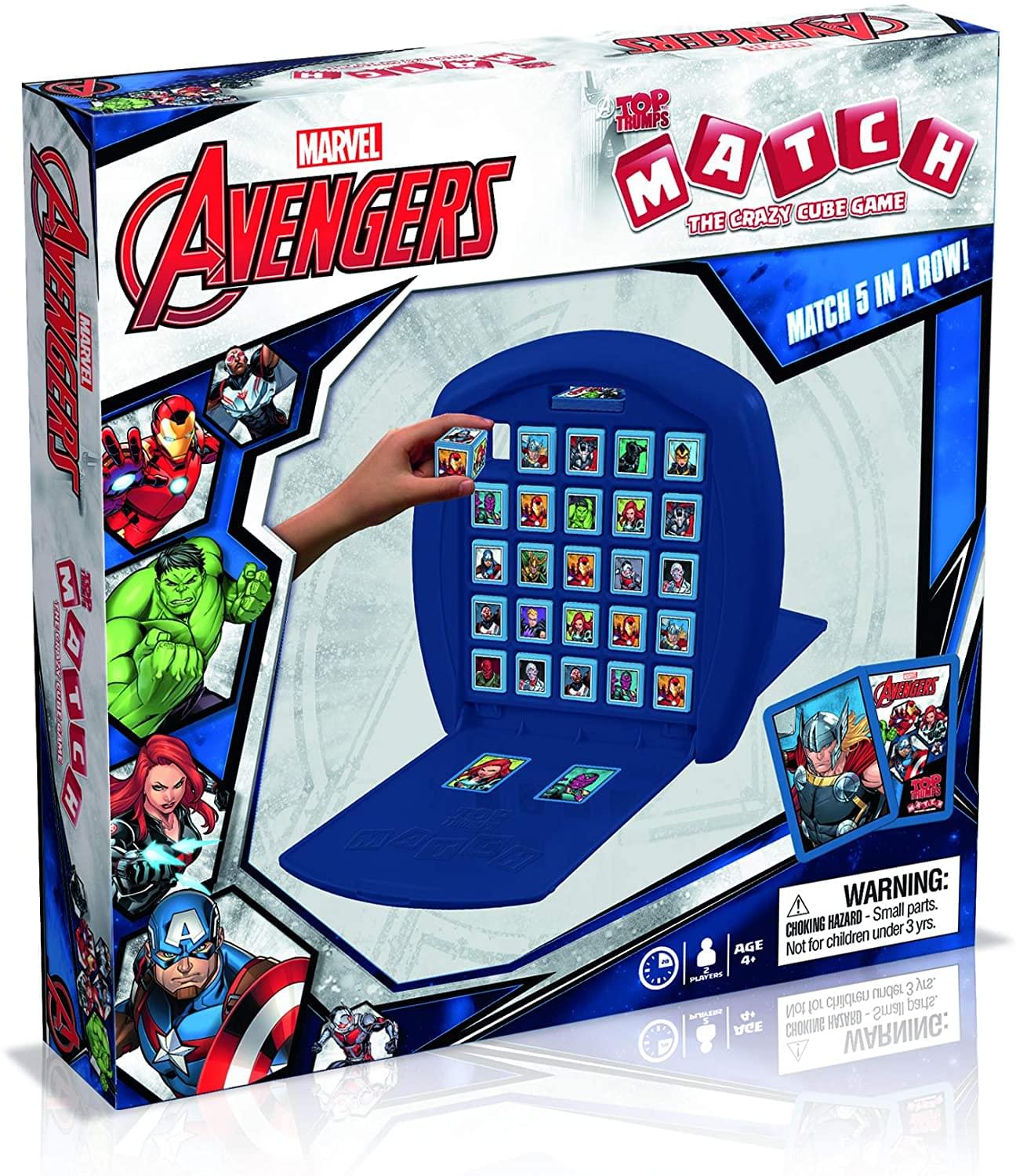 Marvel Avengers Top Trumps Match | The Crazy Cube Game