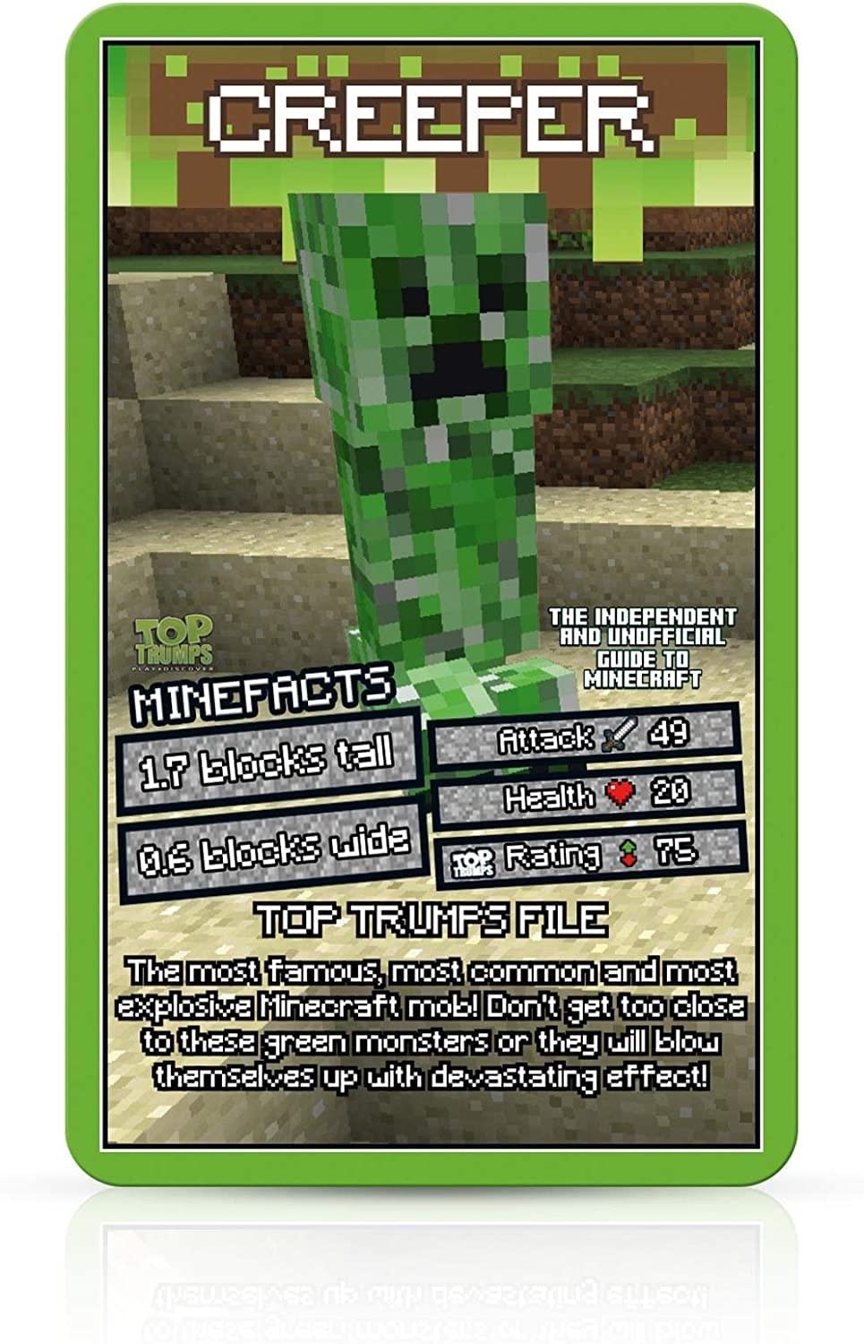 Minecraft Top Trumps Card Game