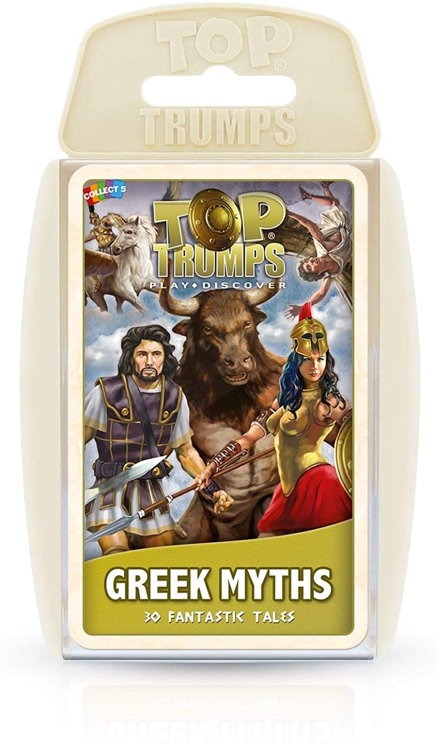 Greek Myths Top Trumps Card Game