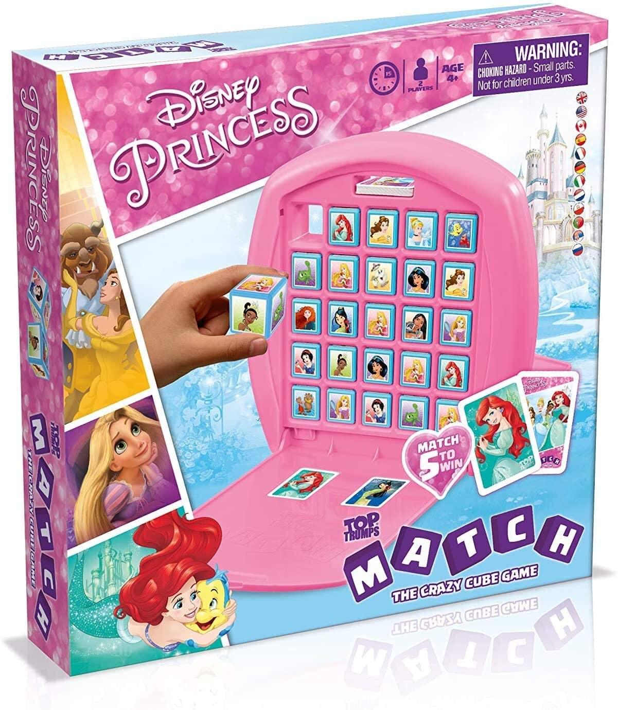 Disney Princess Top Trumps Match | The Crazy Cube Game