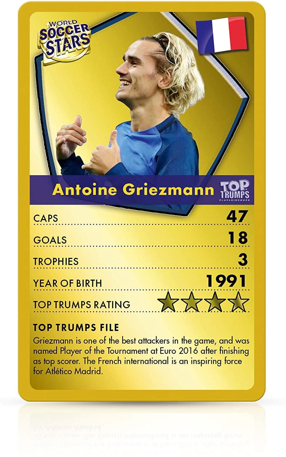 World Soccer Stars Top Trumps Card Game