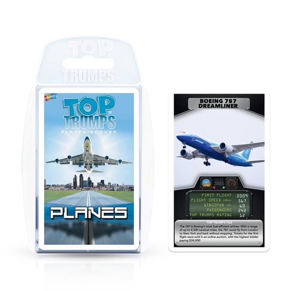 Travel Top Trumps Card Game Bundle | Planes | Trains | Automobiles
