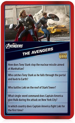 Marvel Cinematic Universe Top Trumps Card Game