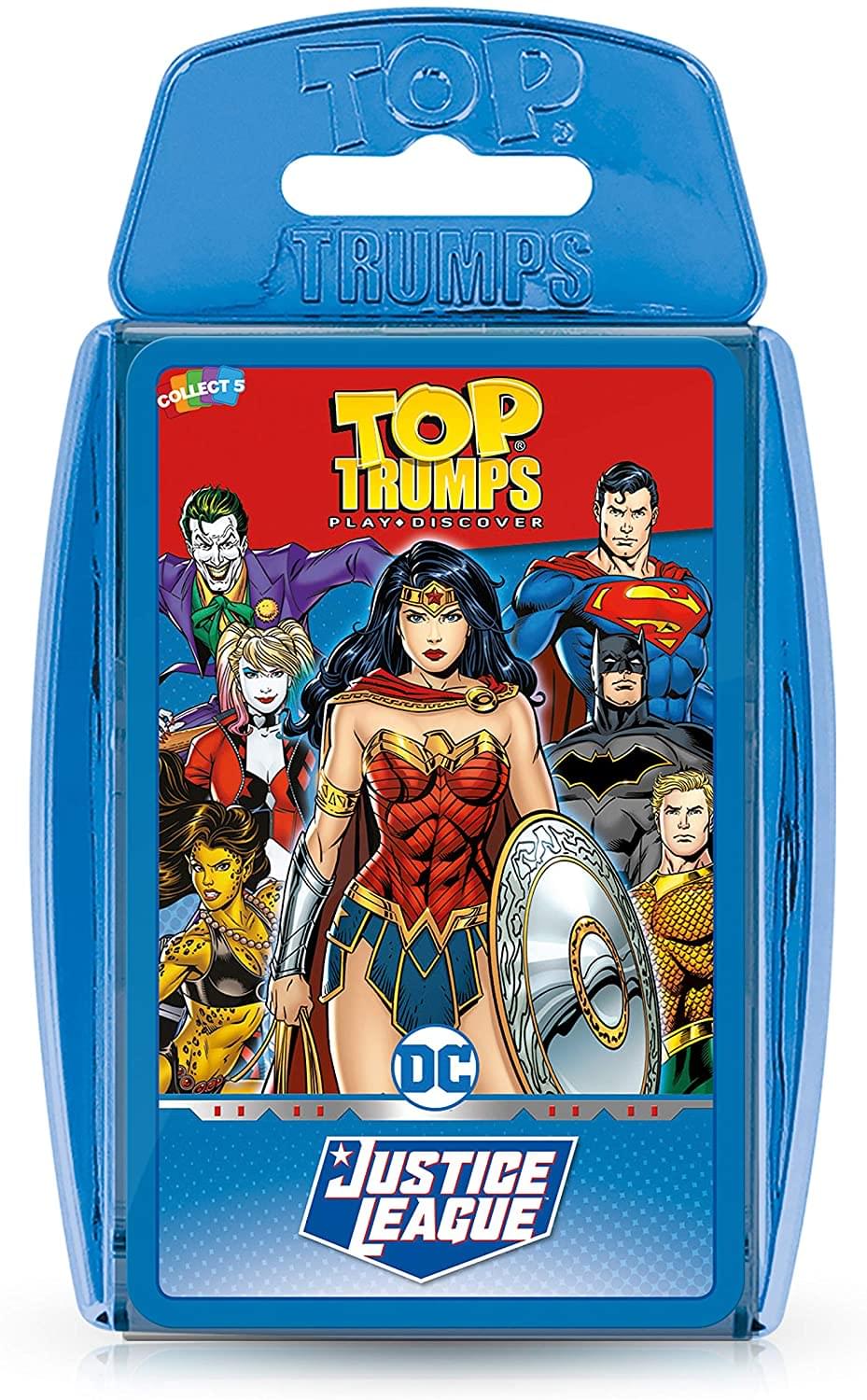 DC Justice League Top Trumps Card Game