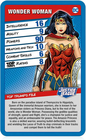 DC Justice League Top Trumps Card Game