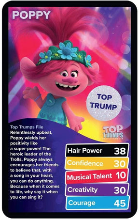 Trolls World Tour Top Trumps Card Game