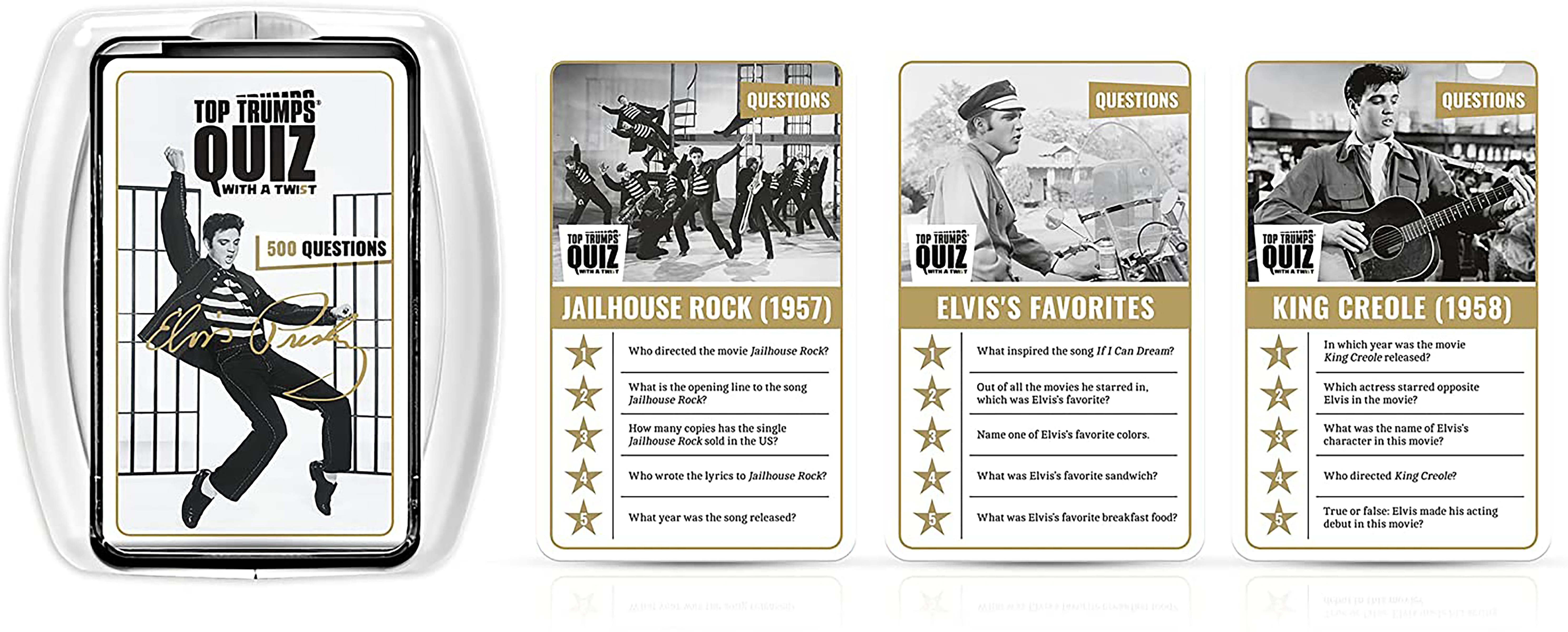 Elvis Presley Top Trumps Card Game