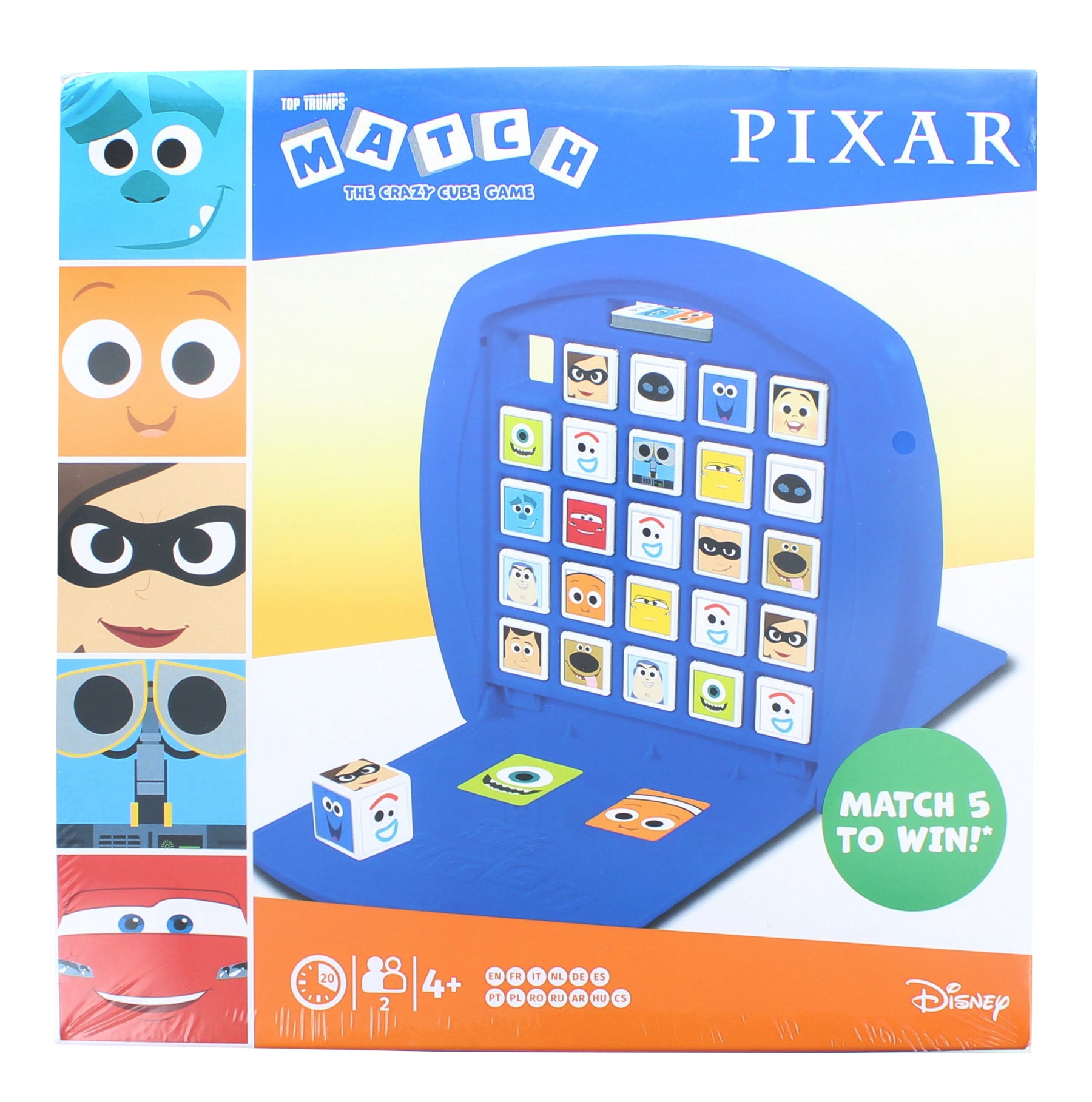 Disney Pixar Top Trumps Match | The Crazy Cube Game