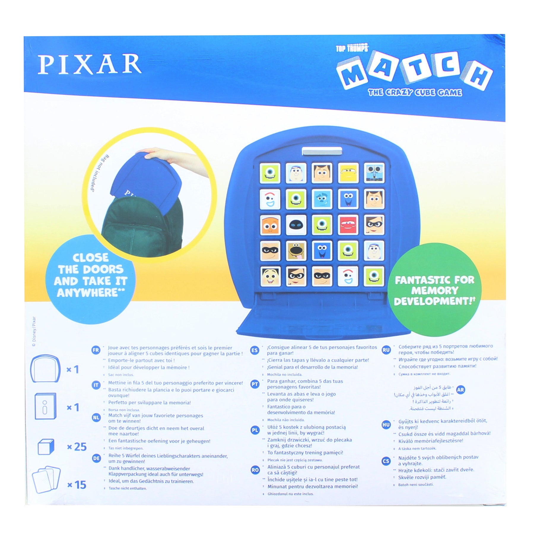 Disney Pixar Top Trumps Match | The Crazy Cube Game