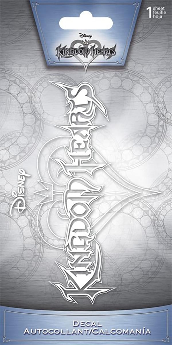 Kingdom Hearts Logo 4"x8" Decal