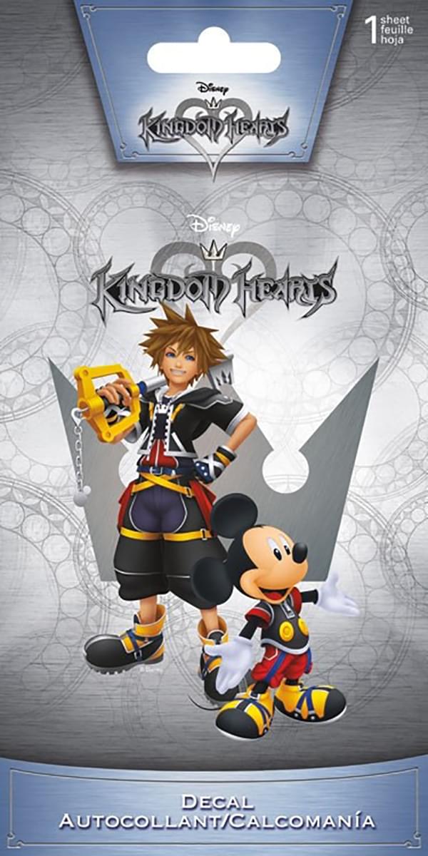 Kingdom Hearts Sora & Mickey 4"x8" Color Decal