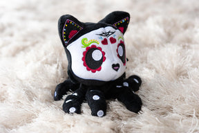 Tentacle Kitty 4 Inch Little Ones Plush | Day Of The Dead Sugar Skull Design