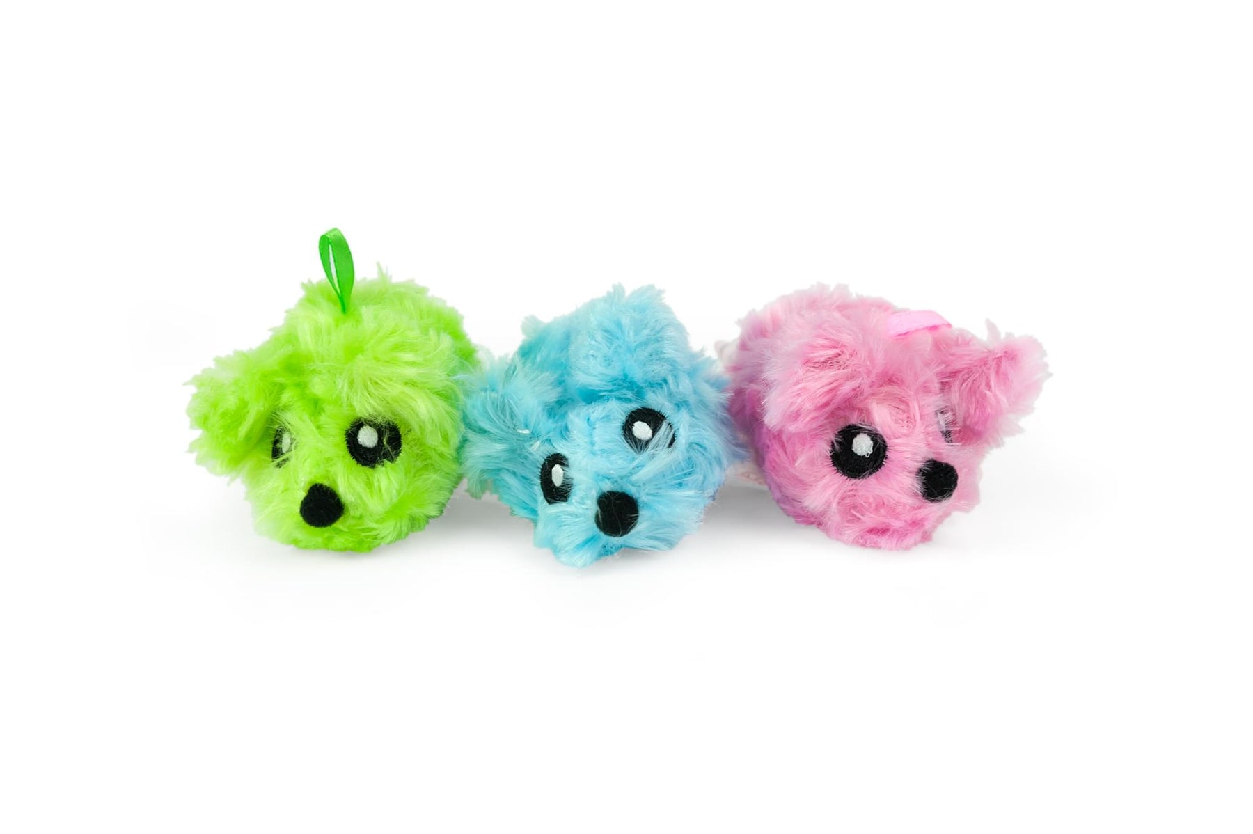 Tentacle Kitty 5 Inch Cotton Candy Mice Plush | Unscented 3 Pack