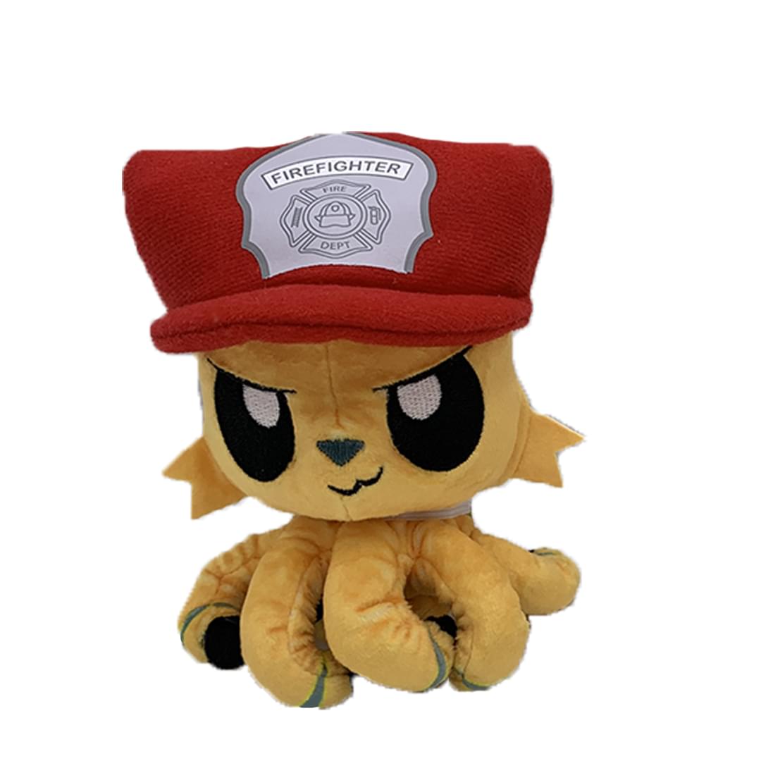 Tentacle Kitty First Responders & Essentials Little Ones Plush | Firefighter