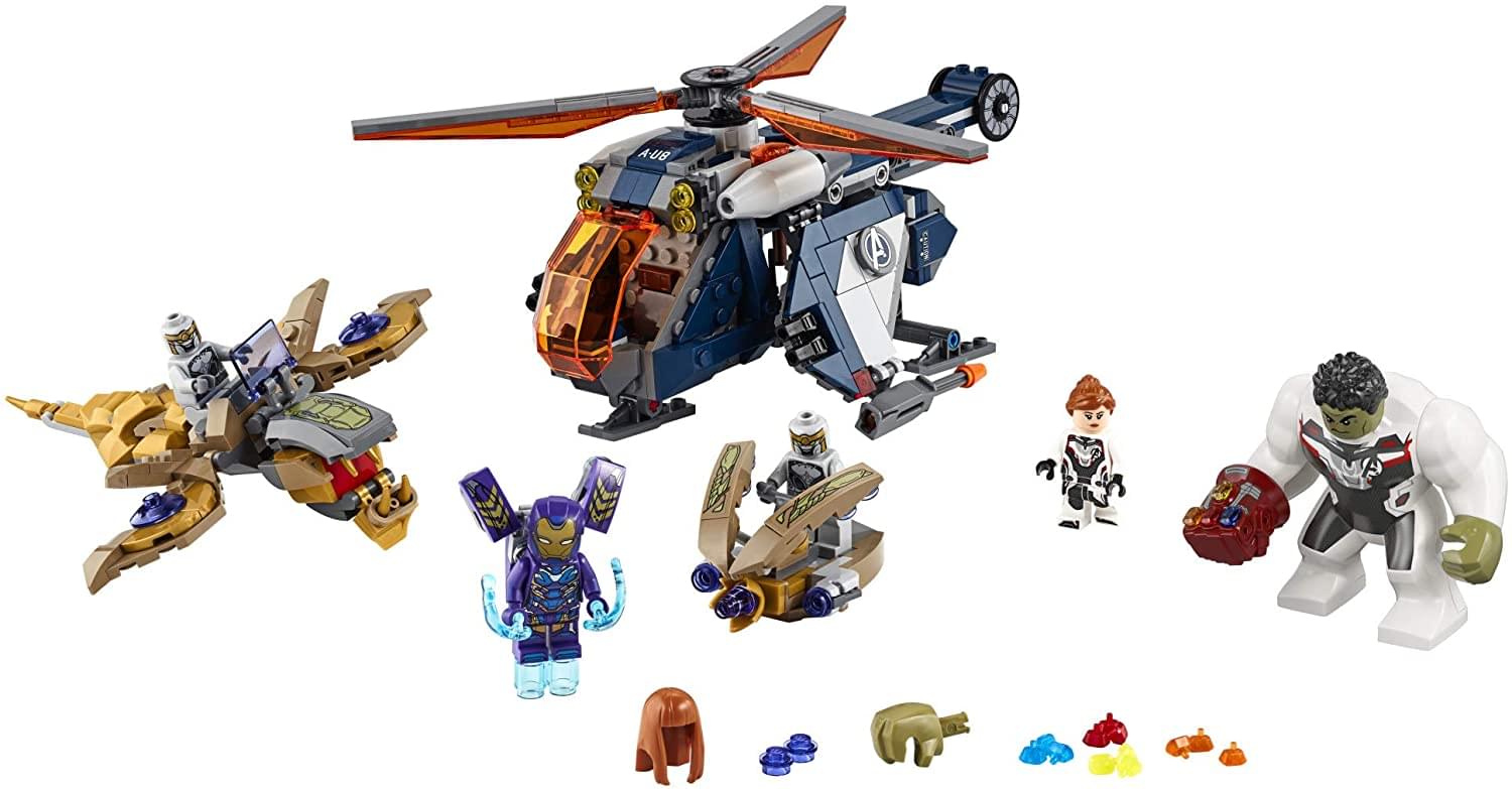LEGO Marvel Avengers Hulk Helicopter Rescue Building Set | 482 Pieces