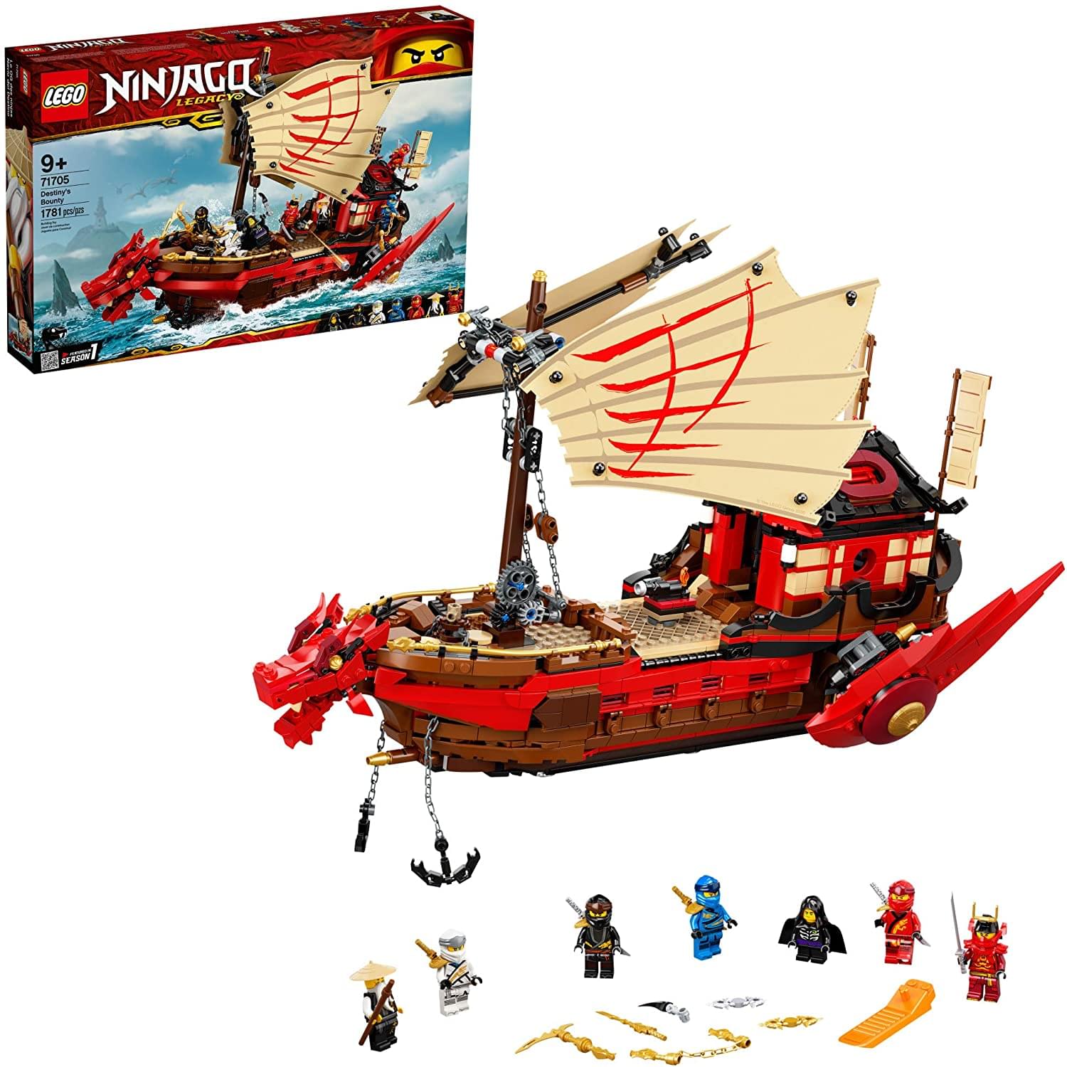 LEGO Ninjago 71705 Destinys Bounty 1781 Piece Building Set