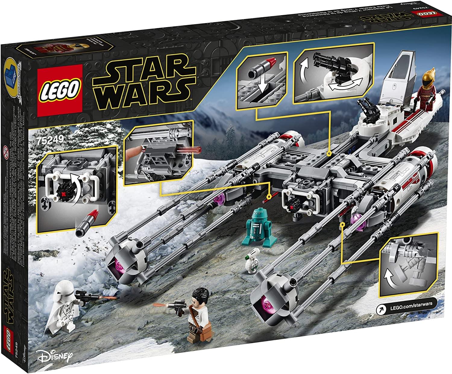 LEGO Star Wars 75249 Resistance Y-Wing Starfighter 578 Piece Building Set