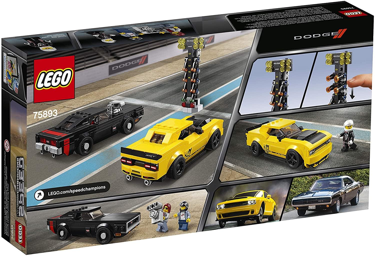 LEGO Speed Champions 2018 Dodge Challenger/ 1970 Charger 75893