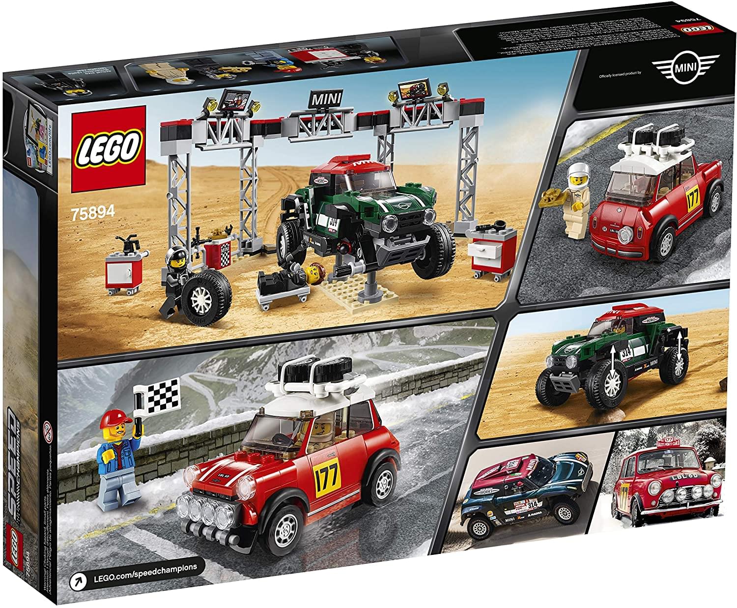 LEGO Speed Champions 1967 Mini Cooper/ 2018 Works Buggy 75894