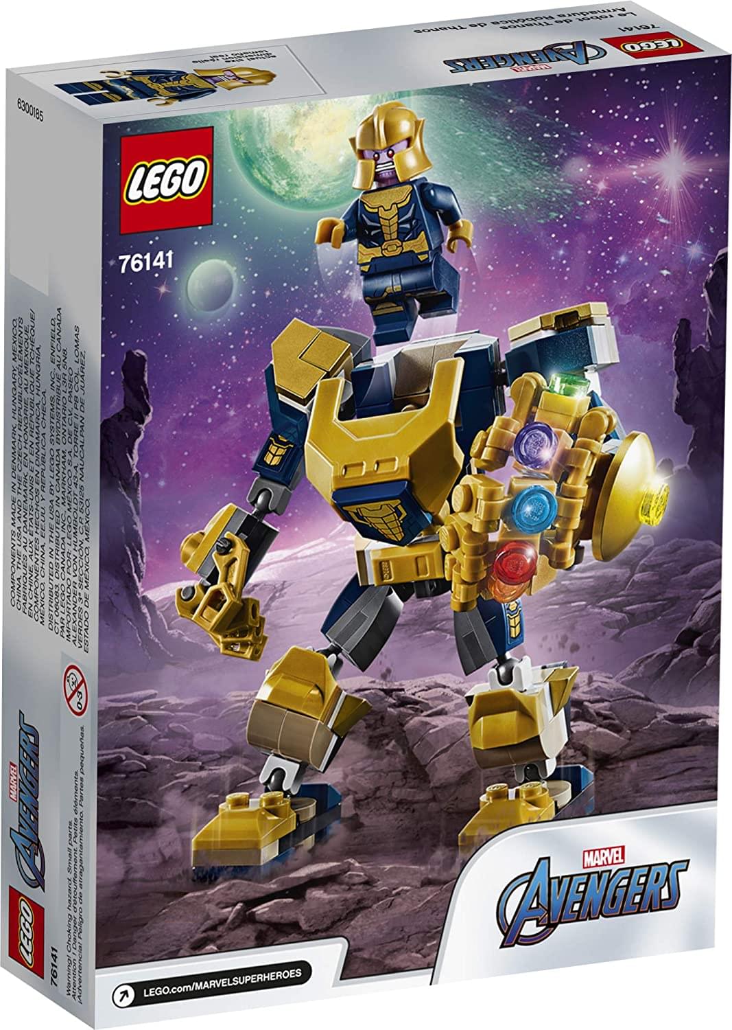 LEGO Marvel Avengers 76141 Thanos Mech 152 Piece Building Kit