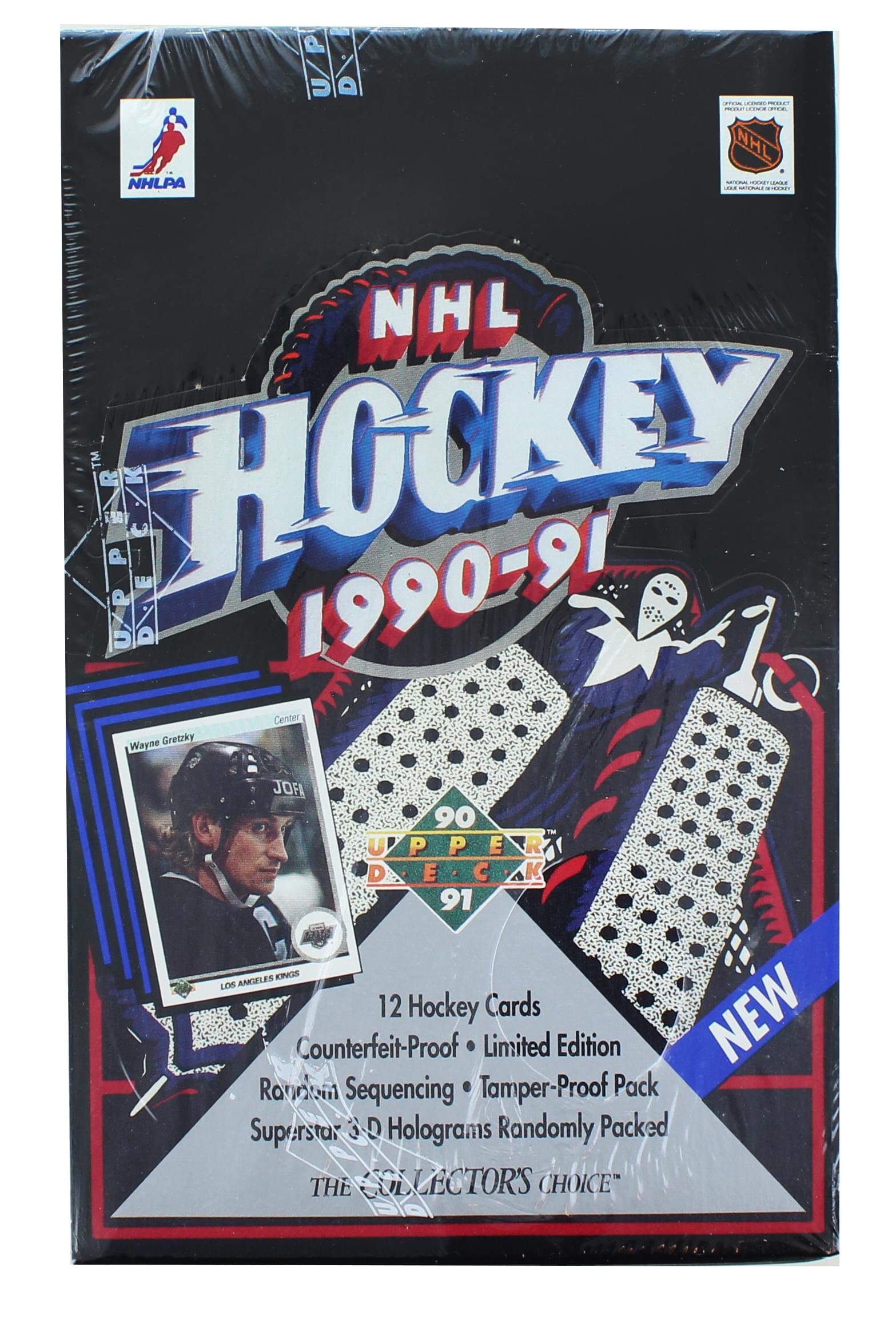 NHL 1990-91 Upper Deck Hockey Low Box | 36 Packs