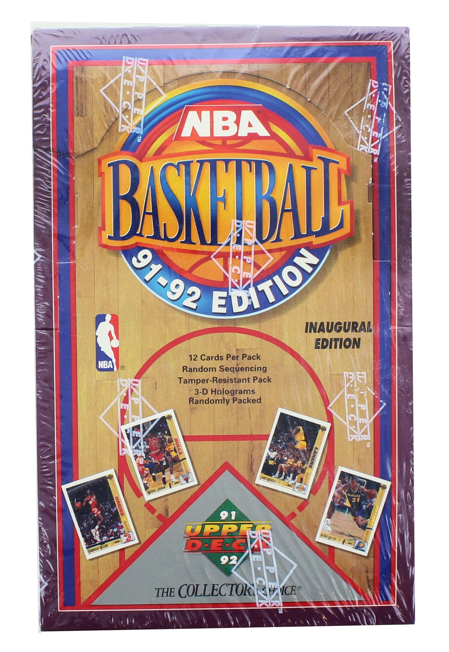 NBA 1991-92 Upper Deck Basketball Sealed Box | 36 Packs