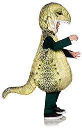 T Rex Green Printed Children's Costume