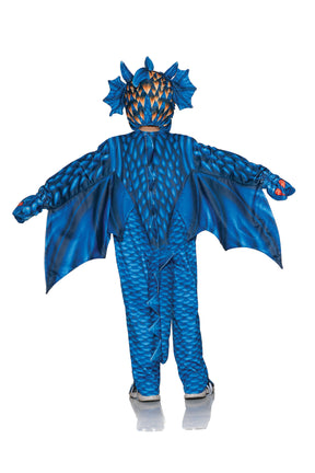 Blue Dragon Printed Children's Costume