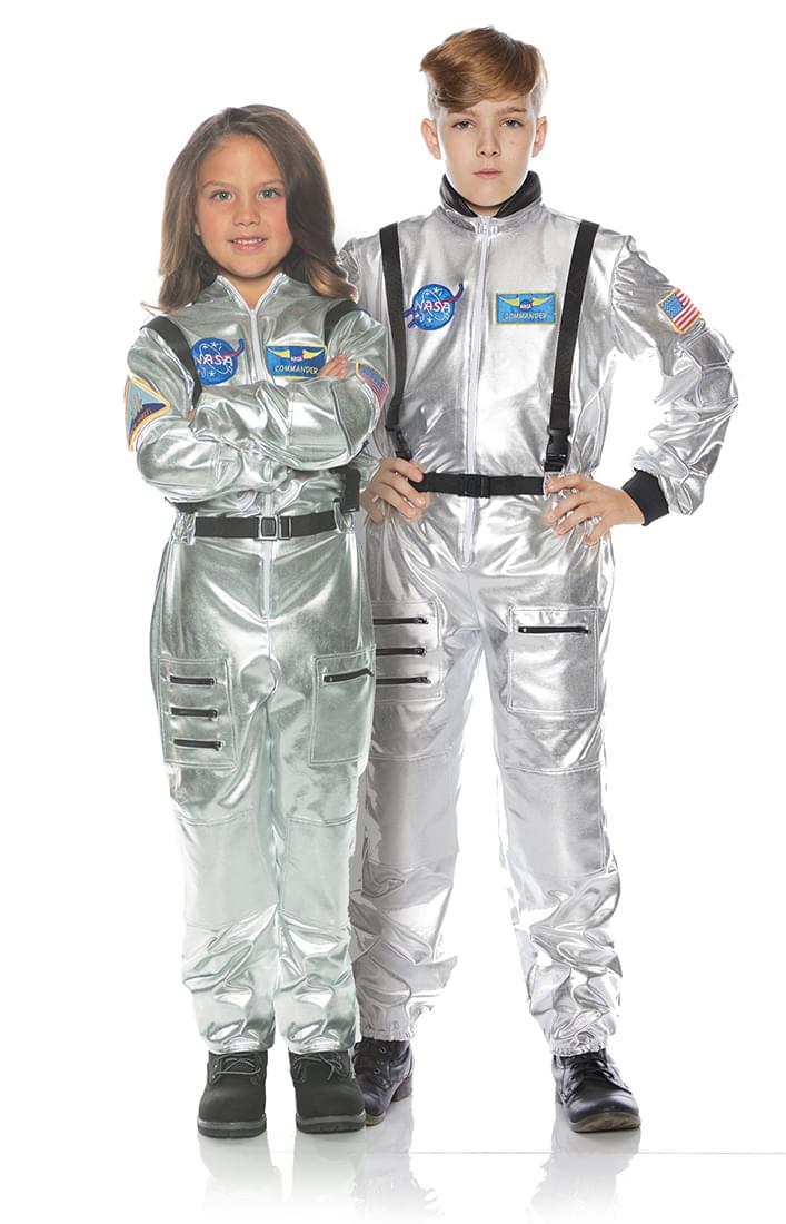 Silver Astronaut Child Costume