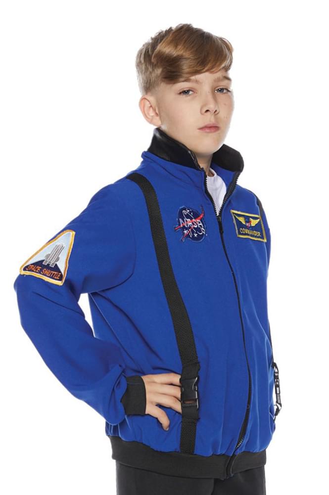 Blue Astronaut Jacket Child Costume