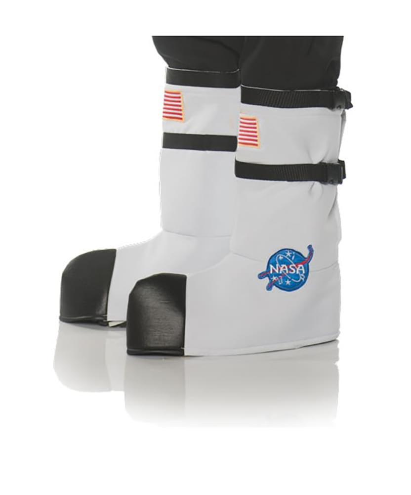 NASA Astronaut Child Costume Boot Tops - One Size - White