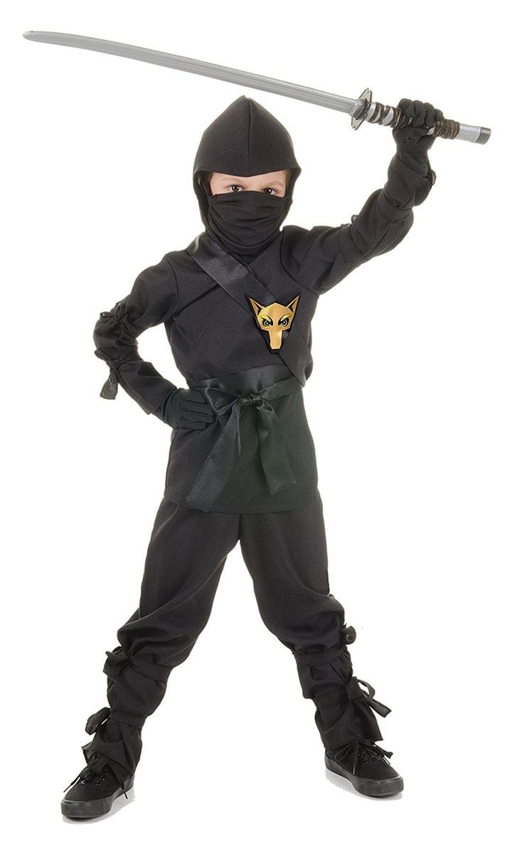 Ninja, Black Child Costume