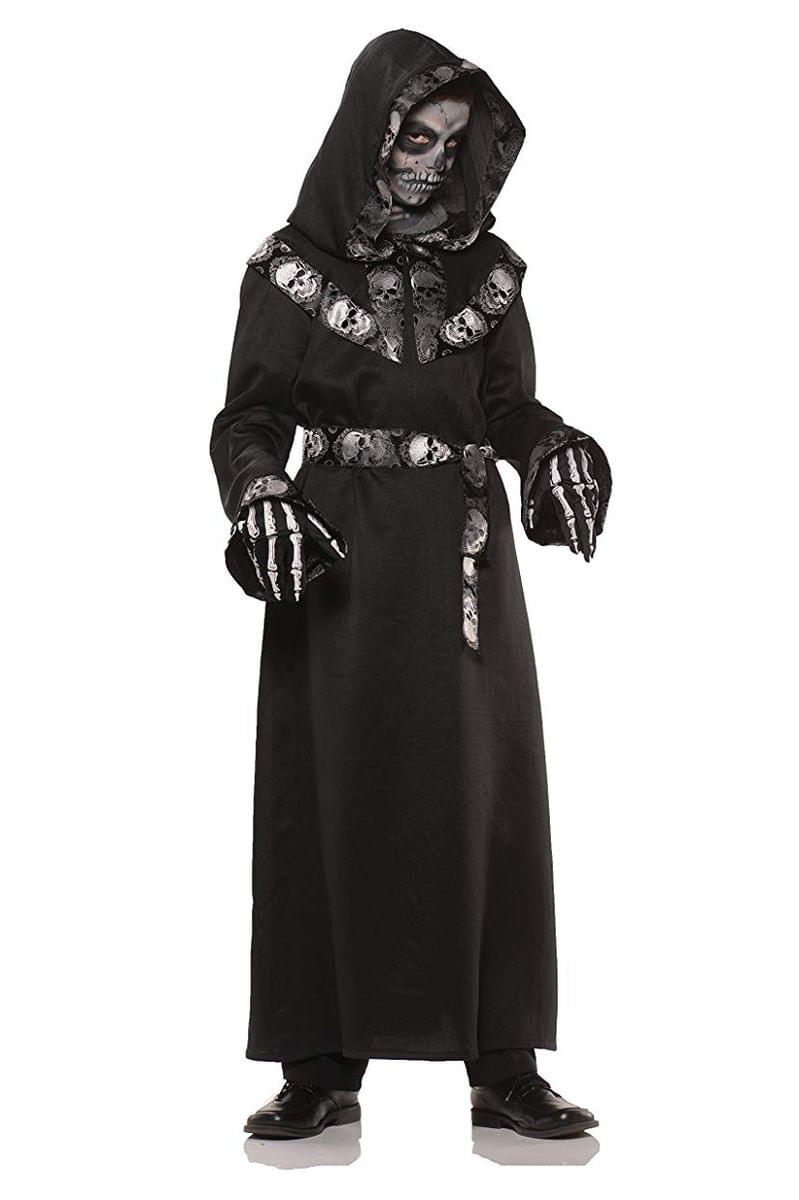 Skull Master Hooded Robe Child Costume