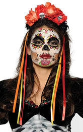 Day of the Dead Mantia Adult Costume Headband