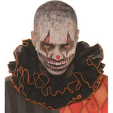 Ruffled Clown Collar Orange & Black