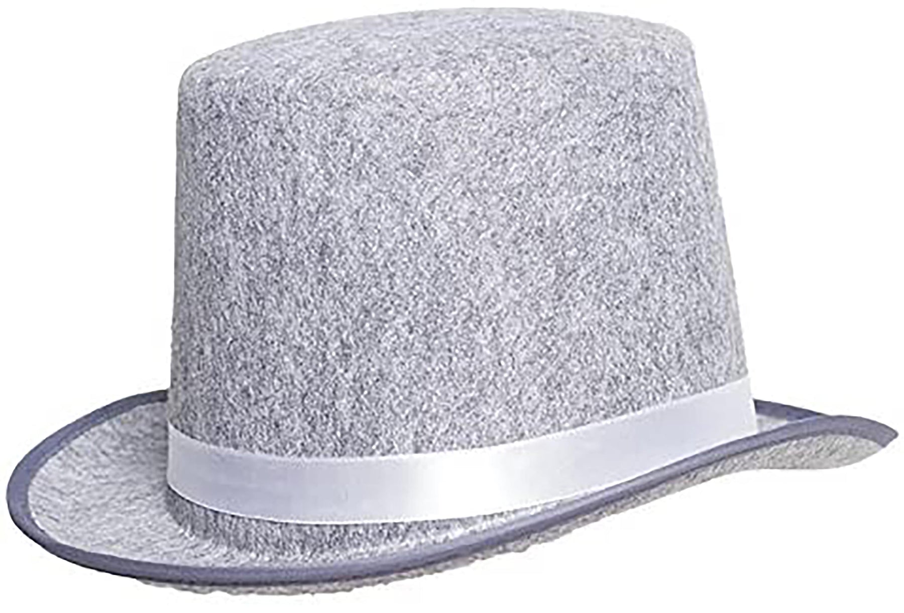 Grey Top Hat Adult Costume Accessory