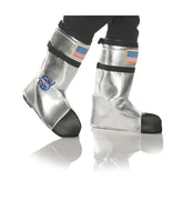 NASA Astronaut Adult Costume Boot Tops - One Size- Silver