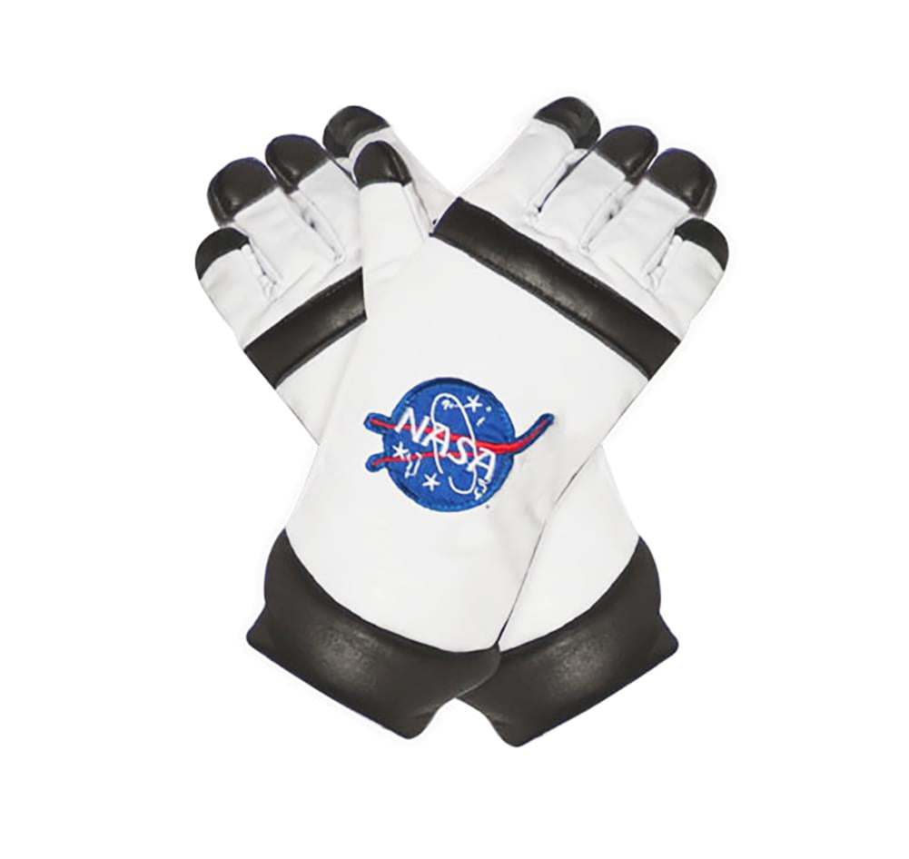 NASA Astronaut Adult Costume Gloves - One Size - White