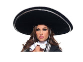 Mariachi Adult Costume Hat, Black