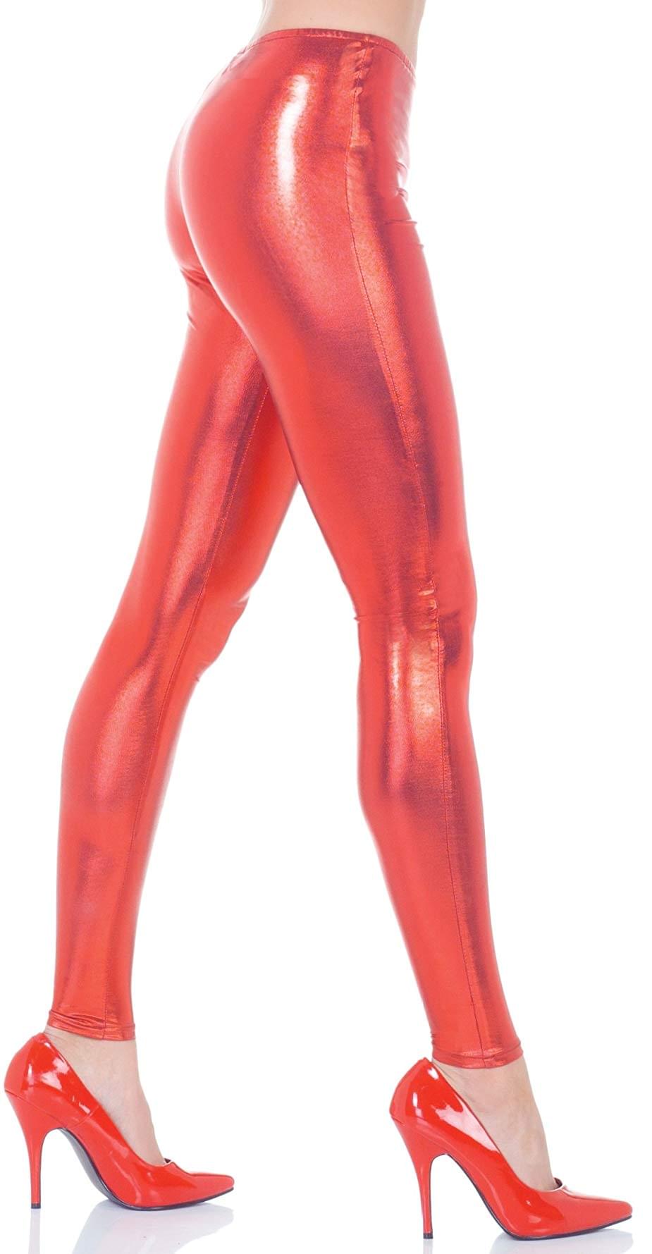 Leggings Costume Accessory Adult: Red