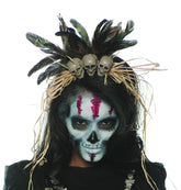 Witch Doctor Adult Costume Headband - One Size