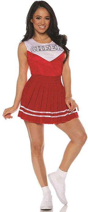 Classic Cheerleader Women's Costume - Red