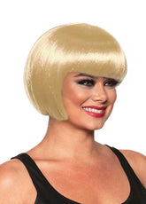 Bob Cut One Size Adult Costume Wig | Blonde
