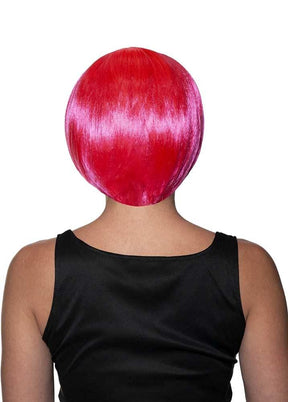 Bob Cut One Size Adult Costume Wig | Pink
