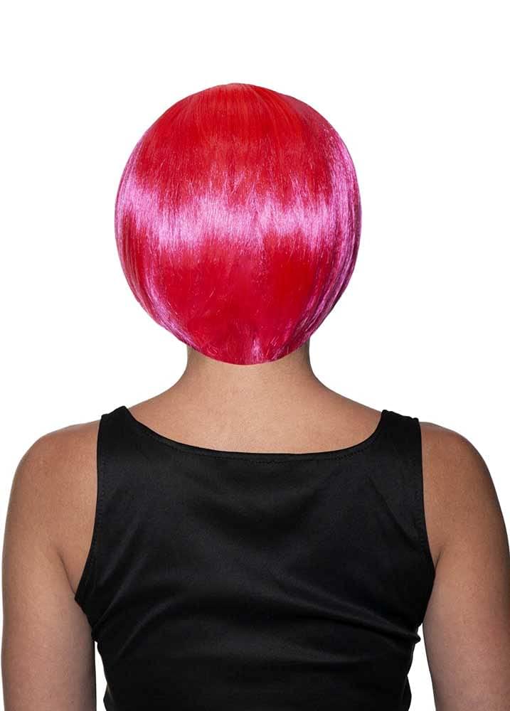 Bob Cut One Size Adult Costume Wig | Pink