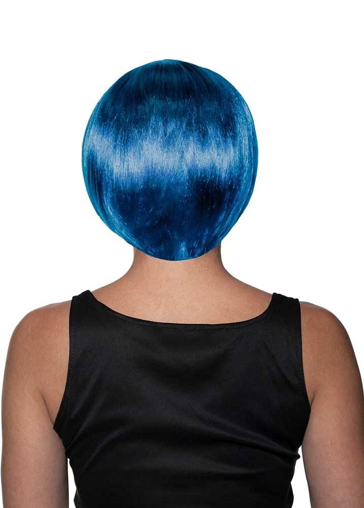 Bob Cut One Size Adult Costume Wig | Blue