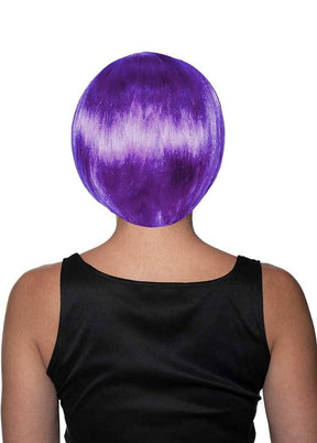 Bob Cut One Size Adult Costume Wig | Purple