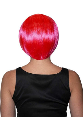 Bob Cut One Size Adult Costume Wig | Red